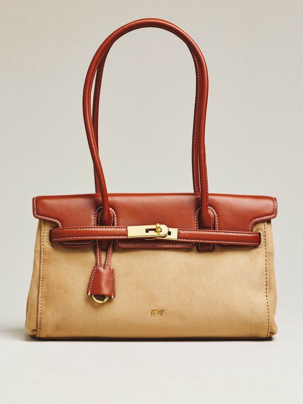 New Anthropologie JW PEI Yara Faux Suede Shoulder Bag